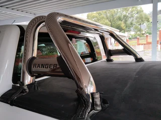 Chrome Roller Bar and Tonneau cover for Ford Ranger Double Cab