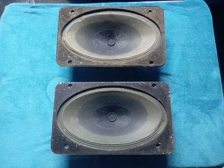 Vintage Rectangular Speakers