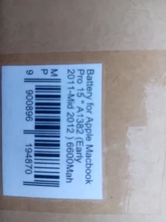 Apple Macbook Pro 15 Battery (brand New)