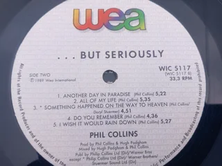 PHIL COLLINS VINYL