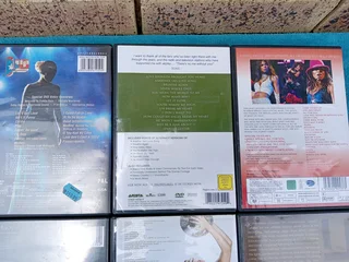 9 MUSIC DVDS FOR R450