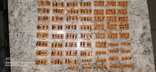 Vintage 15mm hand painted cowboy and indians figures