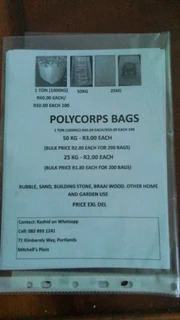 Polycorp bags