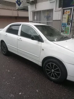 White Toyota Corolla kokoroshe start and go