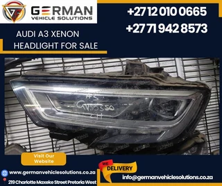 Audi A3 xenon headlights available in stock second hand