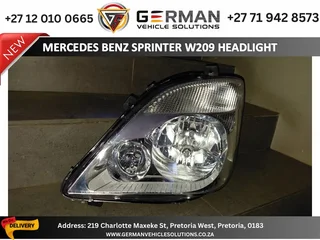 Mercedes Benz sprinter w209 headlight new oem fit