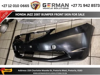Honda jazz 2007 front bumper skin brand new