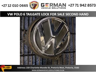 VW polo 6 tailgate lock second hand