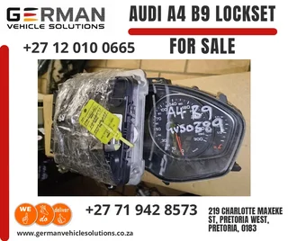 Audi a4 b9 full ecu lockset key set and computer box for sale