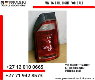 VW t6 tail light used part for sale in working condition
