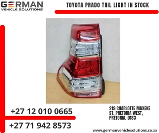 Toyota Prado new tail light for sale – tested and working