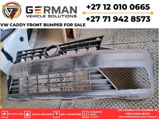 vw caddy second-hand front bumper available – minor scratches only