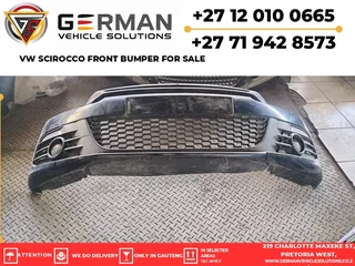 vw scirocco front bumper used – fits like factory original