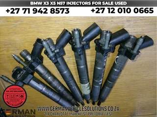 BMW x3 x5 n57 diesel injector set used oem units for sale