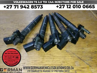 Volkswagen t6 2.0 tdi caa injectors used set for sale