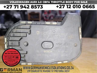 Volkswagen Audi 2.0 cbfa throttle body used oem part in stock