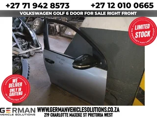 Volkswagen golf 6 door for sale right front