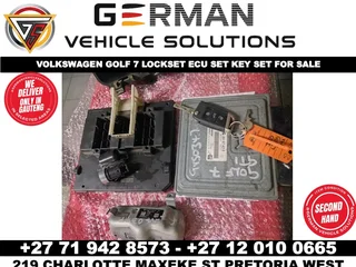 Volkswagen golf 7 lockset ecu set key set for sale