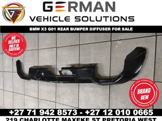 BMW x3 g01 rear bumper diffuser for sale brand new