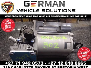 Mercedes Benz ml63 am w166 air suspension pump for sale second hand