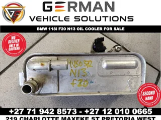 BMW 118i f20 n13 oil cooler for sale
