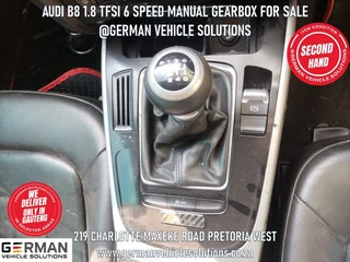 Audi a4 b8 1.8 tfsi manual 6 speed gearbox for sale - used