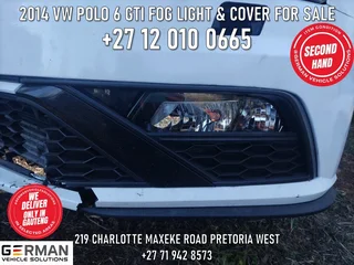 VW polo 6 gti fog light and cover 2014 for sale