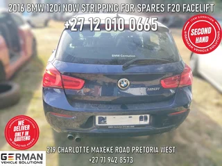 2016 BMW 120i now stripping for spares f20 facelift used parts for sale