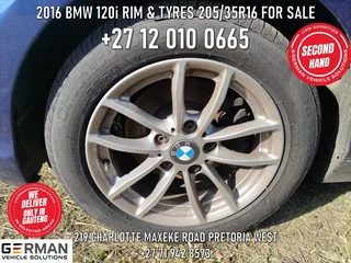 2016 BMW 120i rim & tyres 205/35r16 for sale – premium set