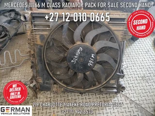 Mercedes w166 m class radiator pack for sale second hand