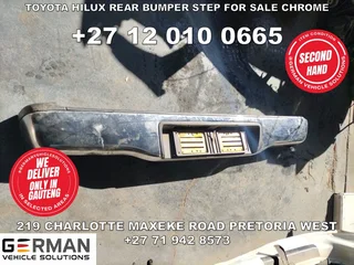 Toyota Hilux rear bumper step for sale chrome