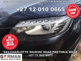 Audi Q7 3.0 tdi quattro facelift xenon headlight for sale