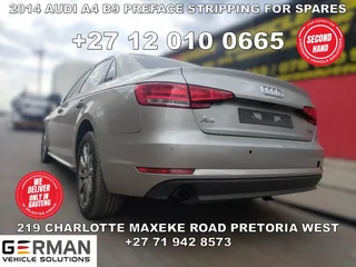 Audi A4 B9 2014 automatic stripping for used spares – Audi A4 B9 parts for sale