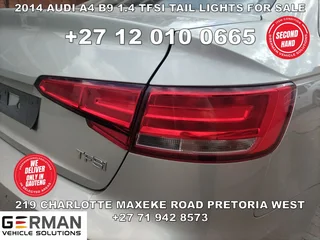 2014 Audi A4 B9 tail light inner &amp; outer for sale – preface model used