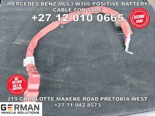 Mercedes Benz ml63 w166 positive battery cable for sale