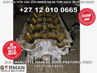 Audi 2.0 tfsi cdl cylinder head second hand for sale