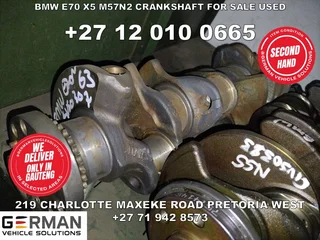 BMW e70 x5 m57n2 crankshaft for sale used