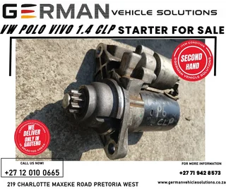 Volkswagen polo vivo 1.4 CLP starter for sale