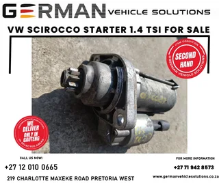 Volkswagen Scirocco starter 1.4 tsi for sale