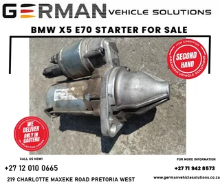 BMW x5 e70 starter for sale