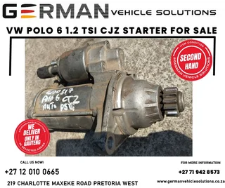 Volkswagen polo 6 1.2 tfsi cjz starter for sale