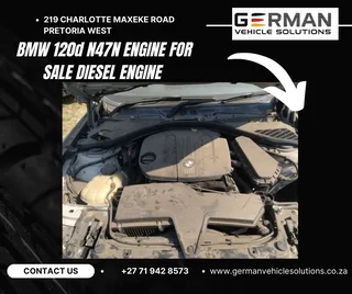 BMW 120d n47n diesel engine for sale complete