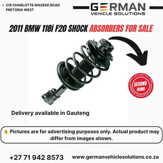 2011 BMW 118i f20 shock absorbers for sale