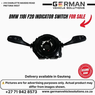 BMW 118i f20 indicator switch for sale second hand