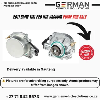2011 BMW 118i f20 n13 vacuum pump for sale