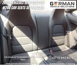 2012 Mercedes Benz c250 cdi w204 car seats set for sale