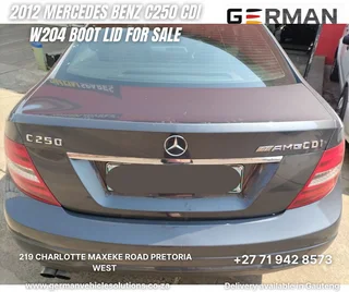 2012 Mercedes Benz c250 cdi w204 boot lid for sale