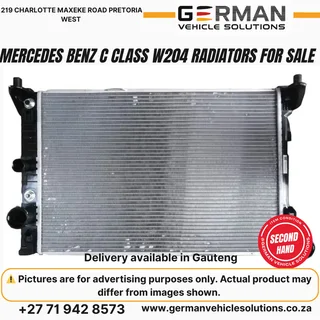 Mercedes C class W204 radiator for sale used