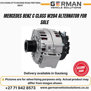 Mercedes C class W204 alternator for sale used