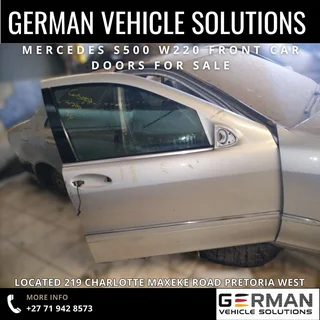 Mercedes Benz S500 car doors front for sale used W220
